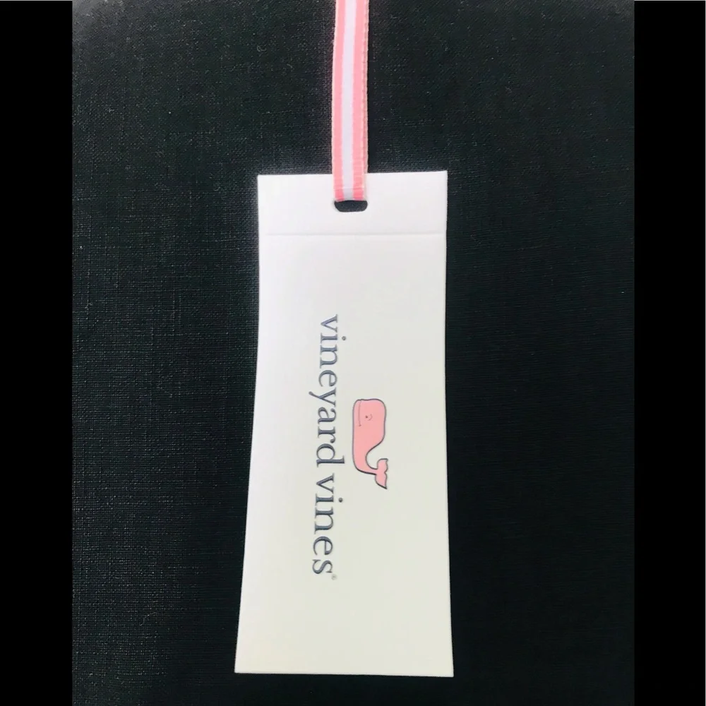 VINEYARD VINES BLACK LINEN COTTON PINTUCK SLEEVELESS CISCO SWING DRESS 4 NWT - Picture 6 of 8